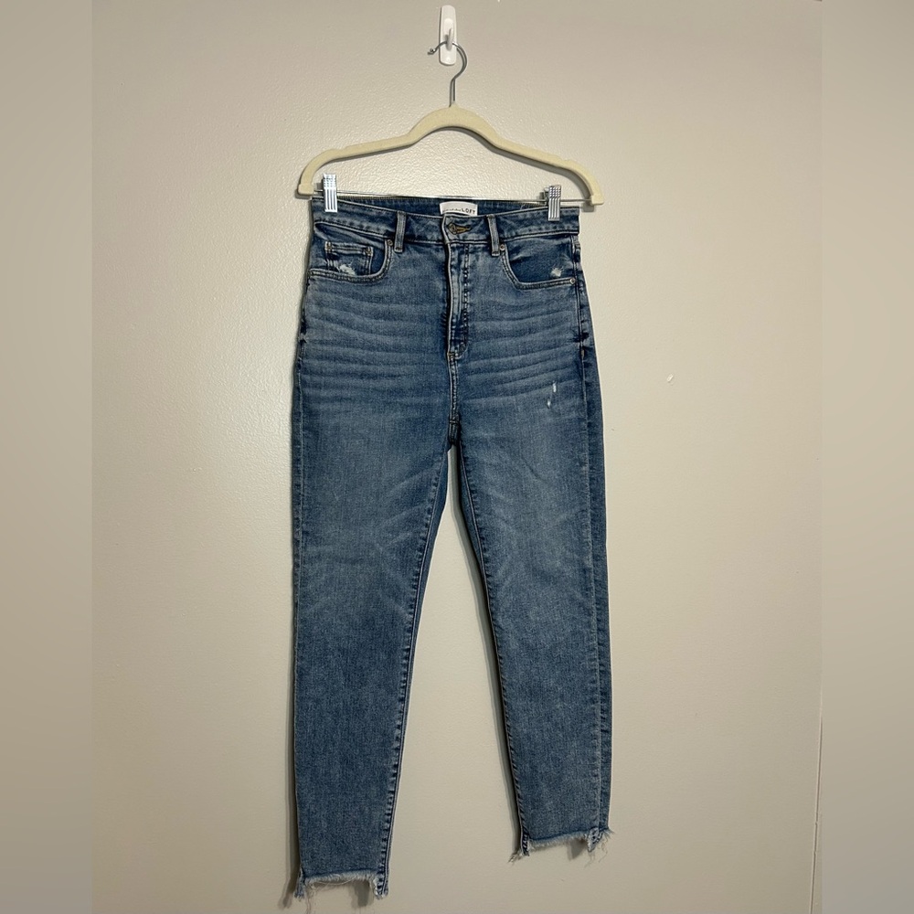 LOFT The Curvy Skinny Jeans